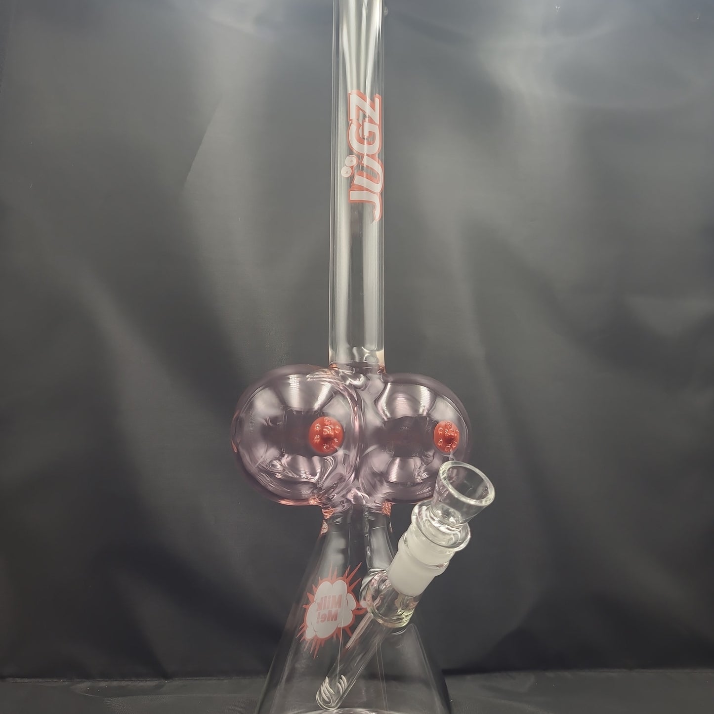 18" JUGZ BOOBY BEAKER BONG C CUP