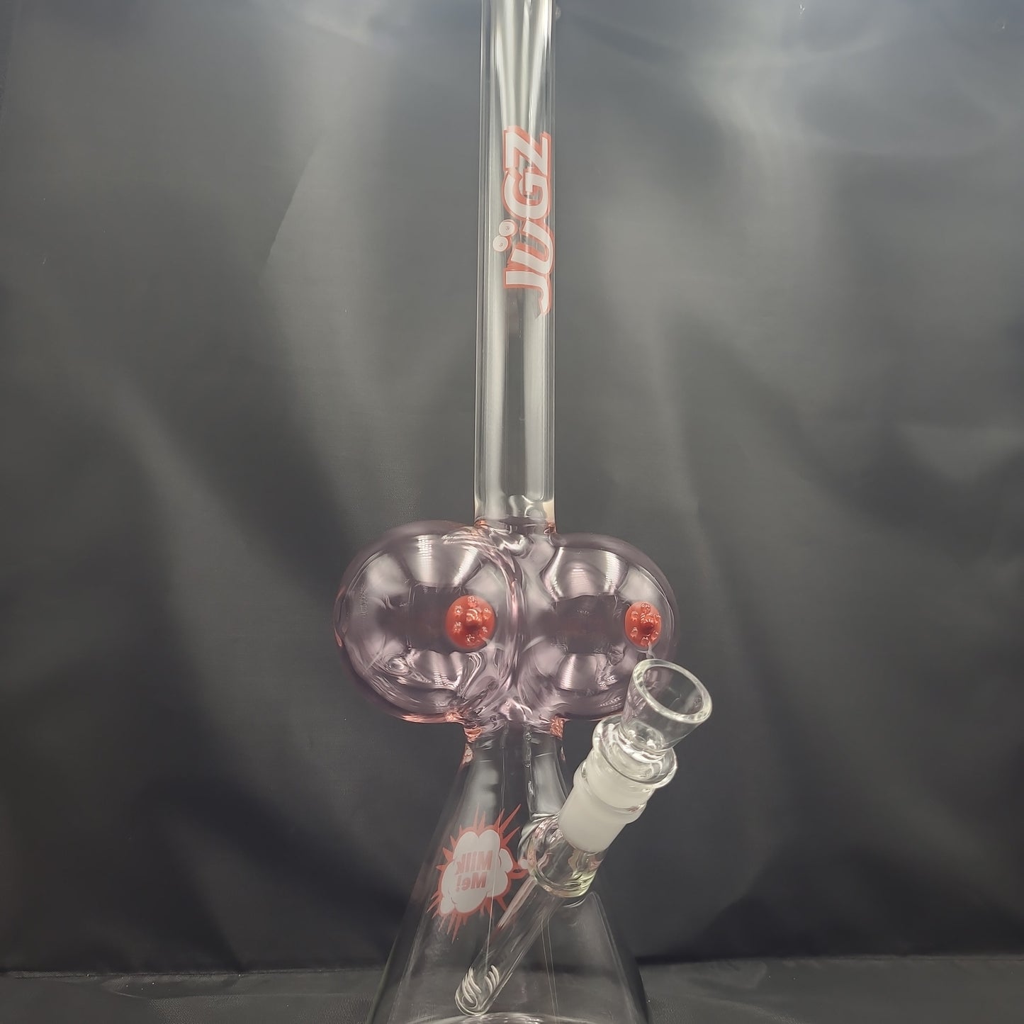 18" JUGZ BOOBY BEAKER BONG C CUP