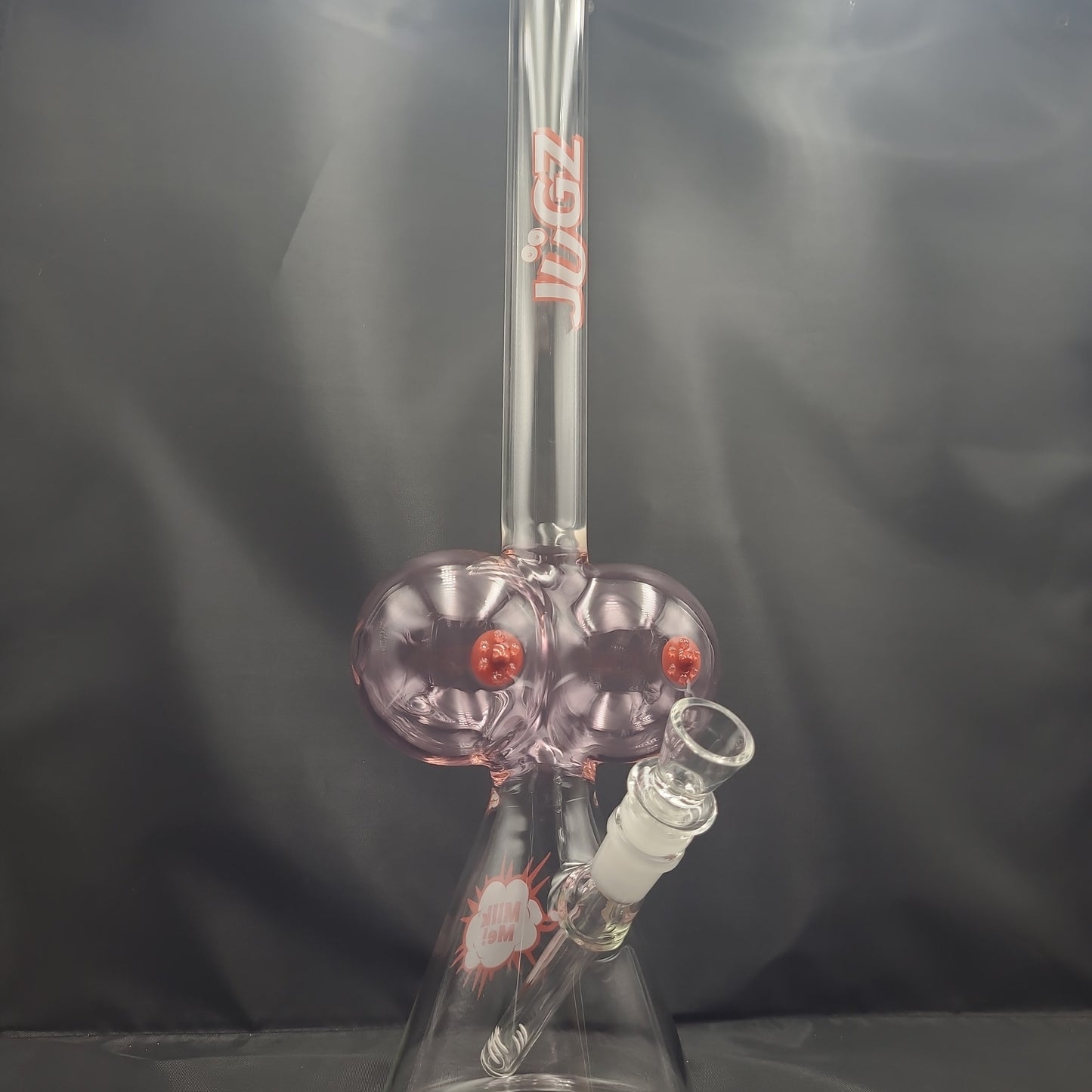 18" JUGZ BOOBY BEAKER BONG C CUP