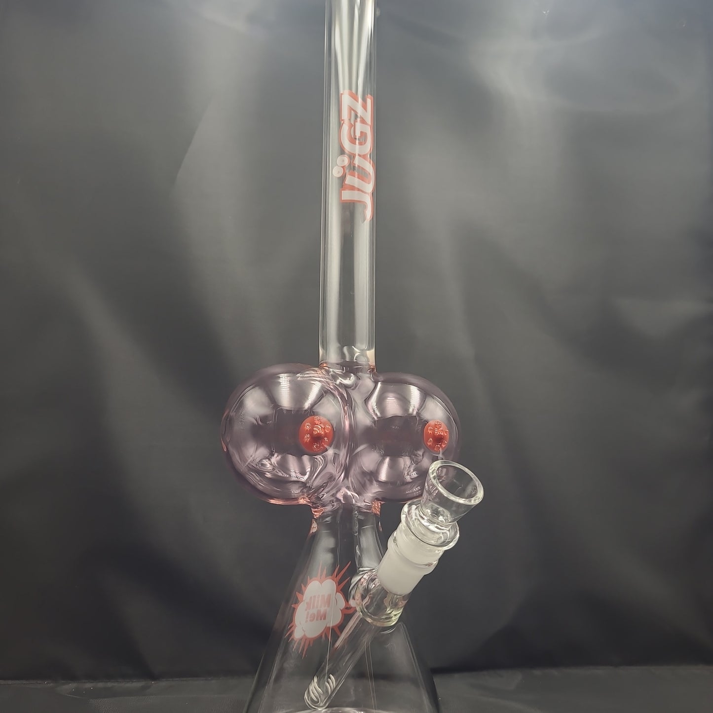 18" JUGZ BOOBY BEAKER BONG C CUP