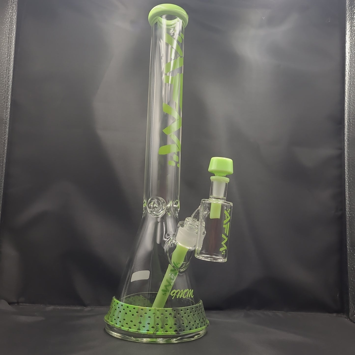 18" AFM Rubber Base Beaker w/ Matching Ashcatcher set