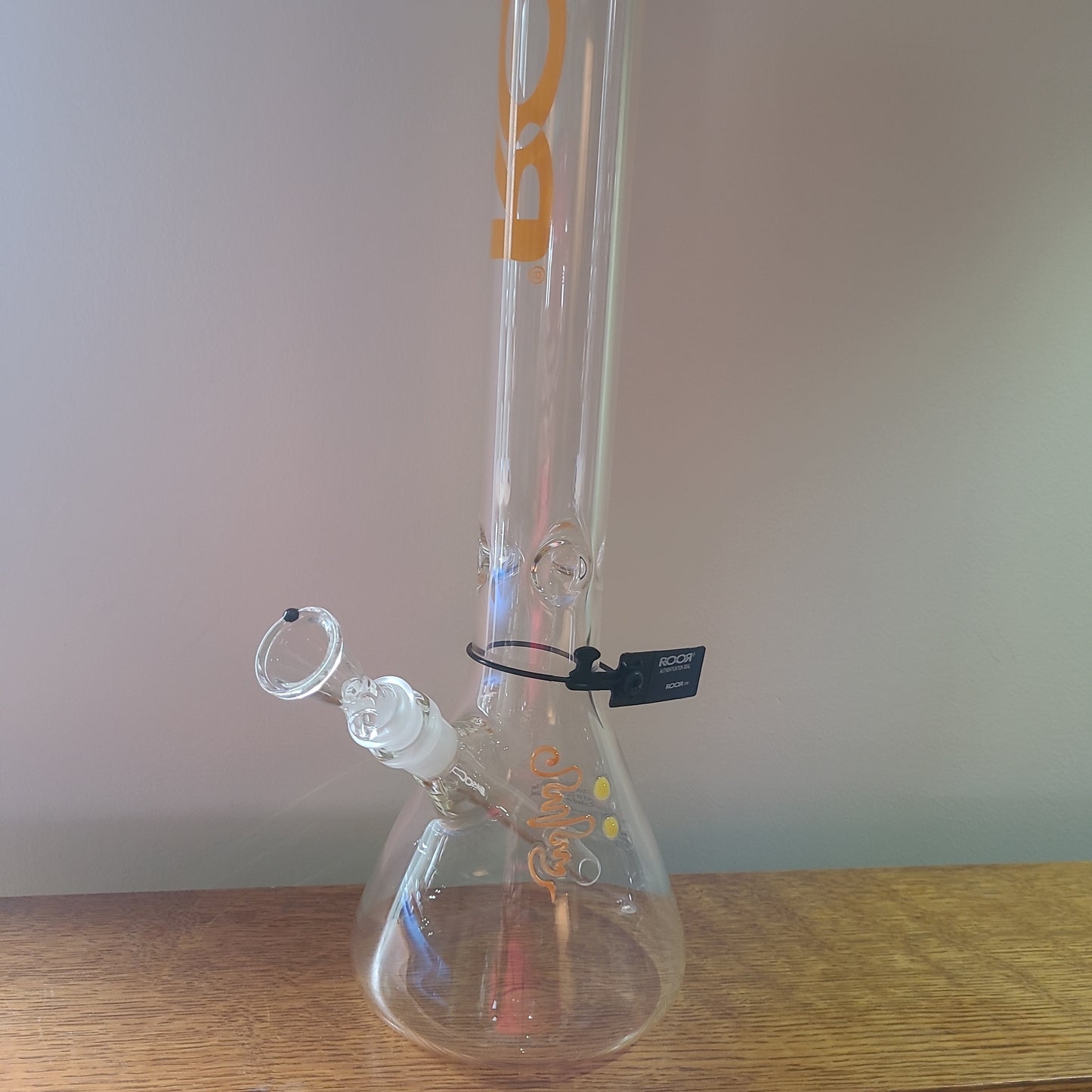 24" ROOR Classic Orange Beaker bong