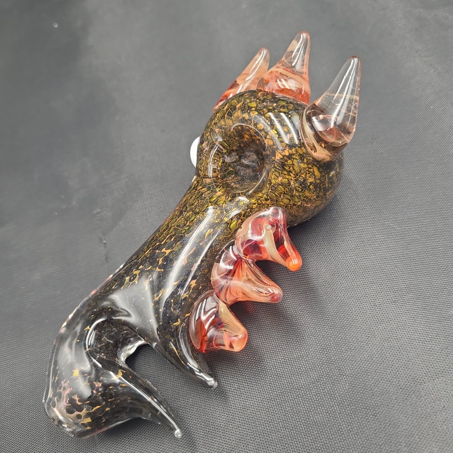 5" Firey Horn Claw Bowl Pipe