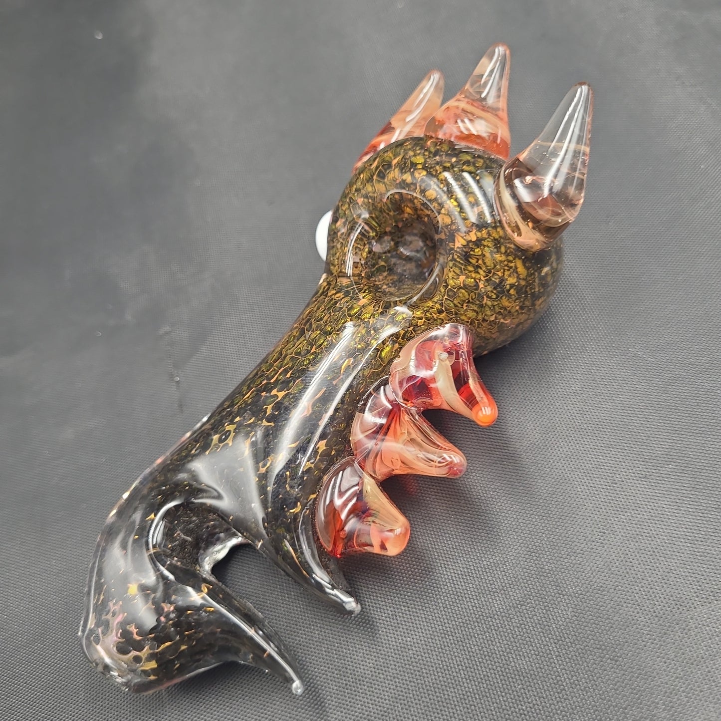 5" Firey Horn Claw Bowl Pipe