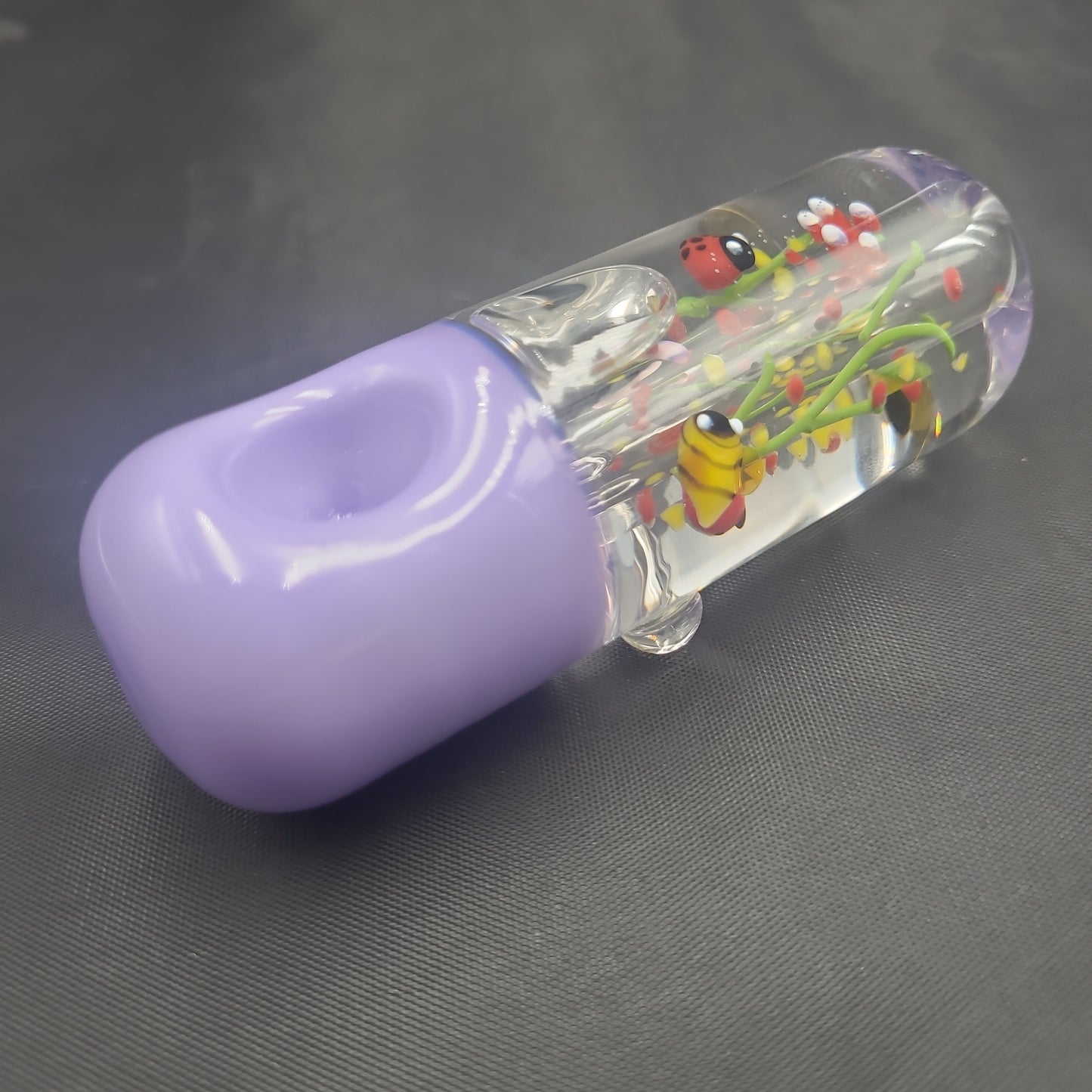 4.5" Glycerin Freezable Rasta Garden Bowl Pipe