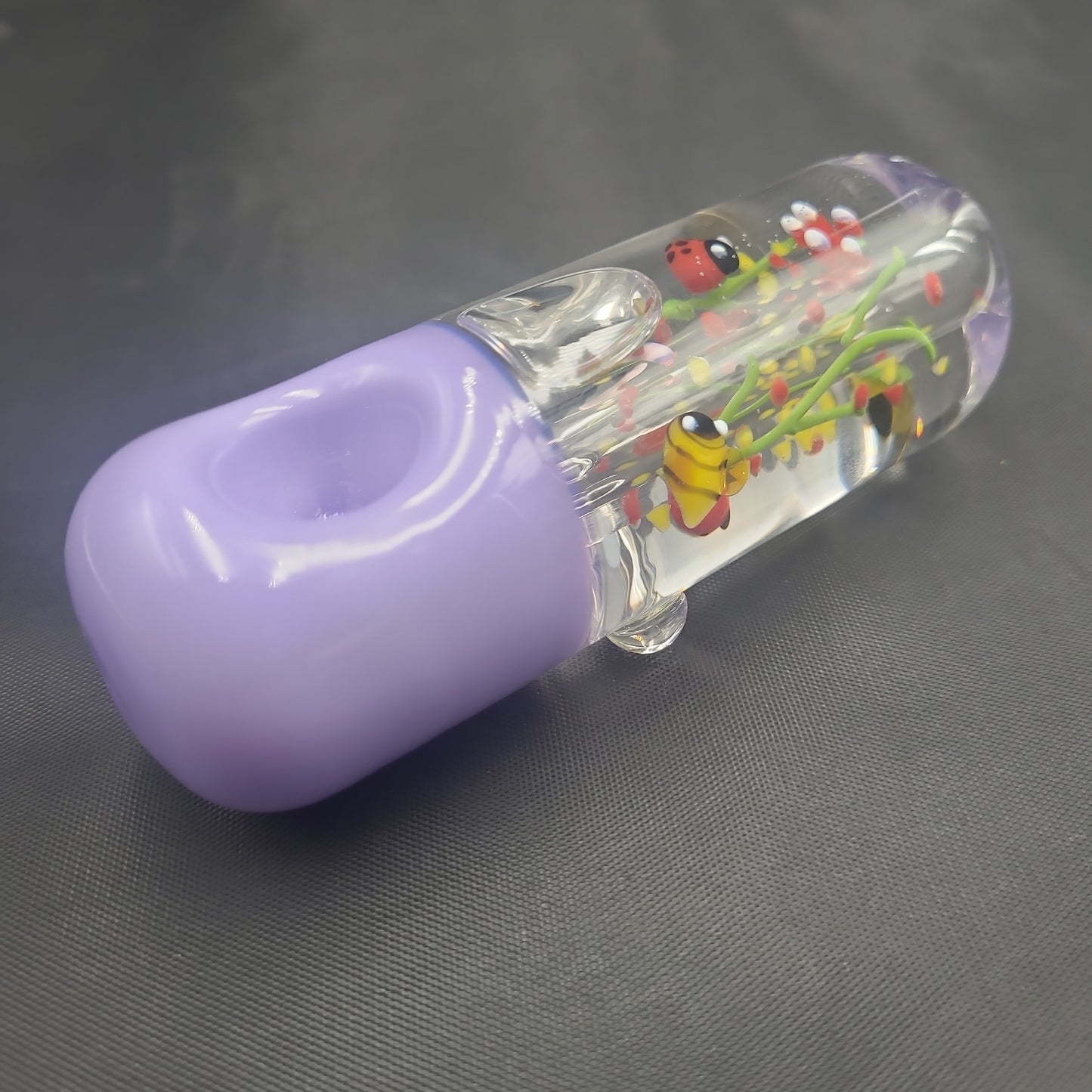 4.5" Glycerin Freezable Rasta Garden Bowl Pipe