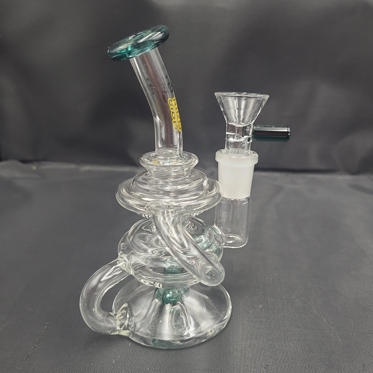 6" Hybird Recycler [14mm Banger Bubble Cap / Bowl Set Rig water pipe ]
