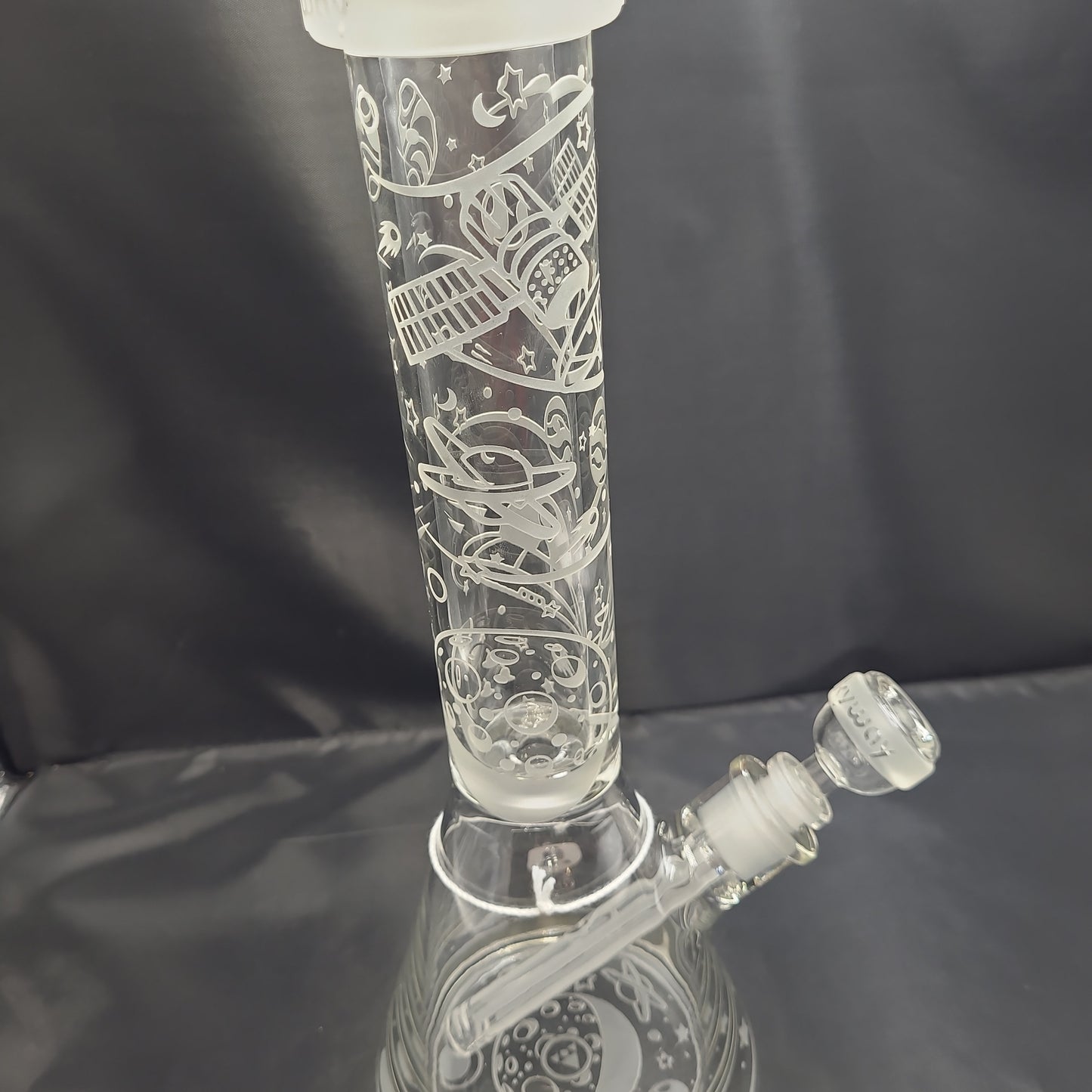 14" Milkyway Glass Space Odyssey Beaker Water Pipe