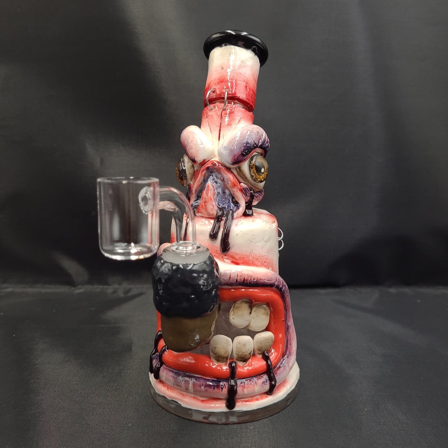 9" 3D Scary Monster waterpipe rig