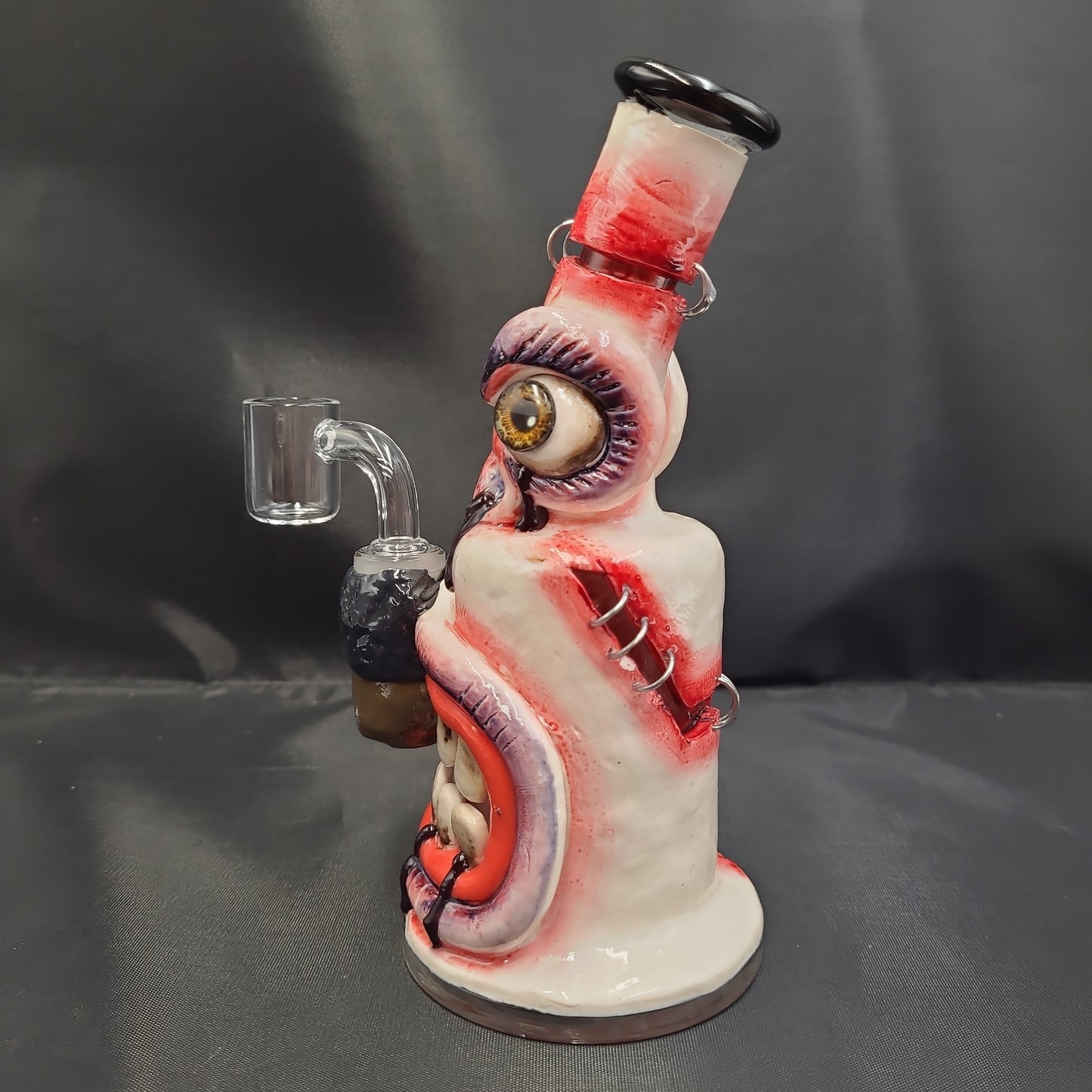 9" 3D Scary Monster waterpipe rig