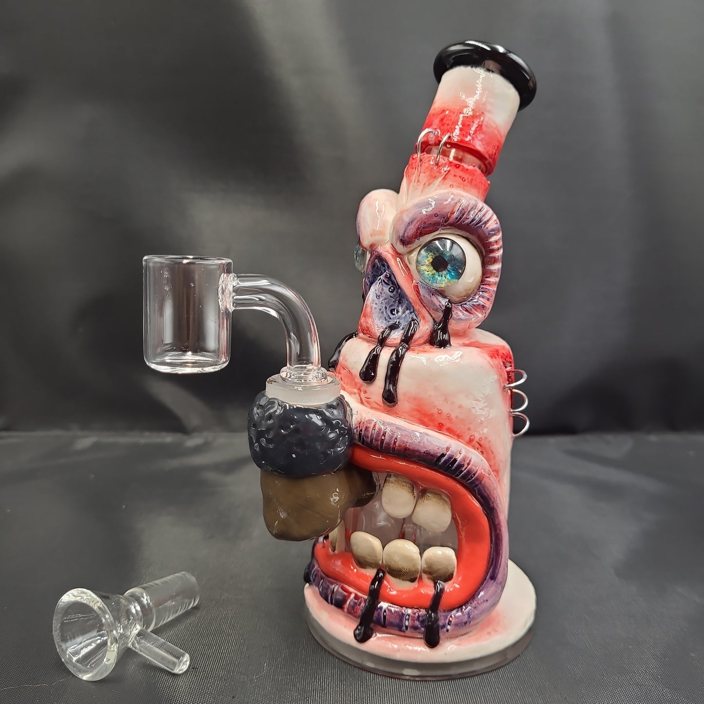 9" 3D Scary Monster waterpipe rig