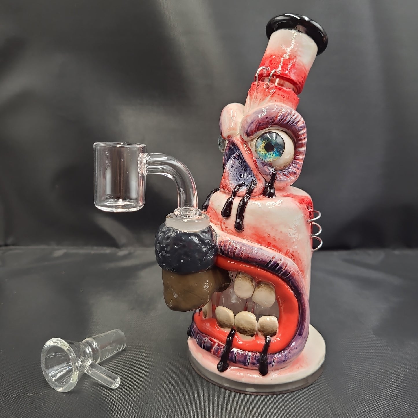 9" 3D Scary Monster waterpipe rig