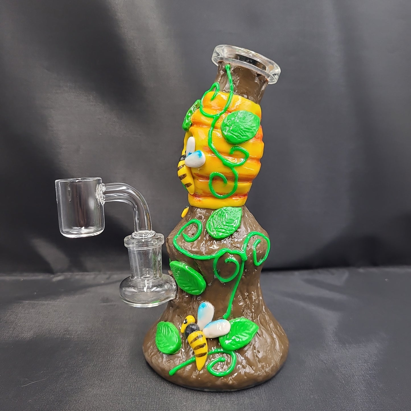 6.5" Honey BeeHive Clay Resin