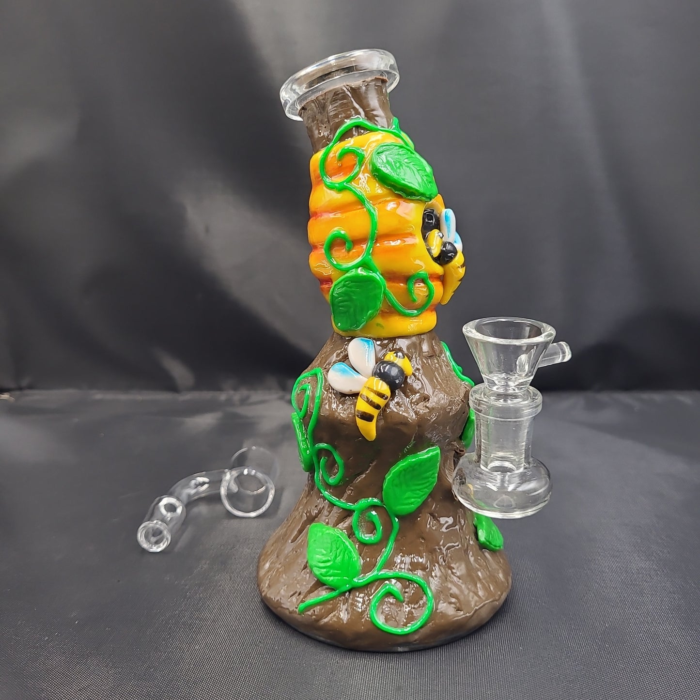 6.5" Honey BeeHive Clay Resin