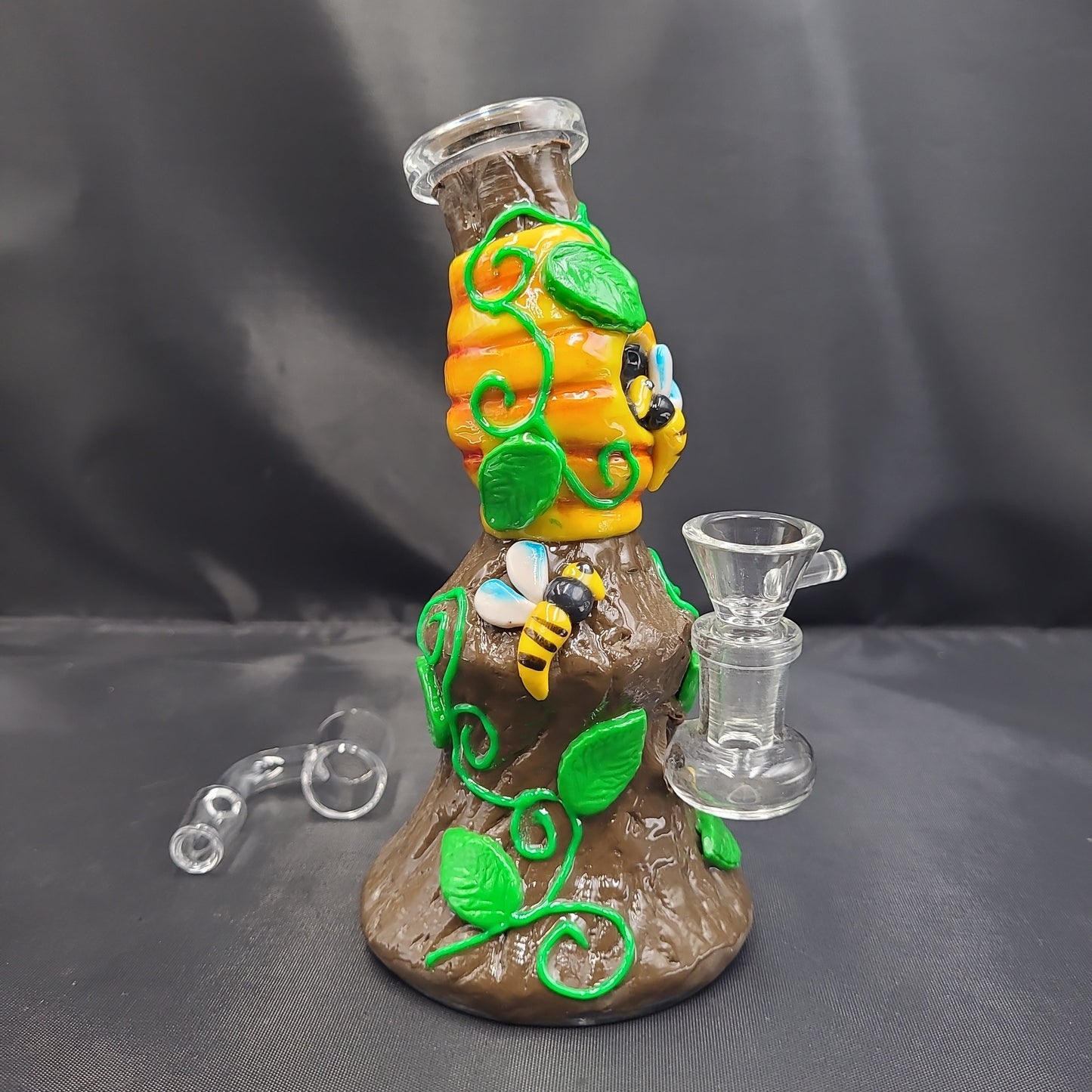 6.5" Honey BeeHive Clay Resin
