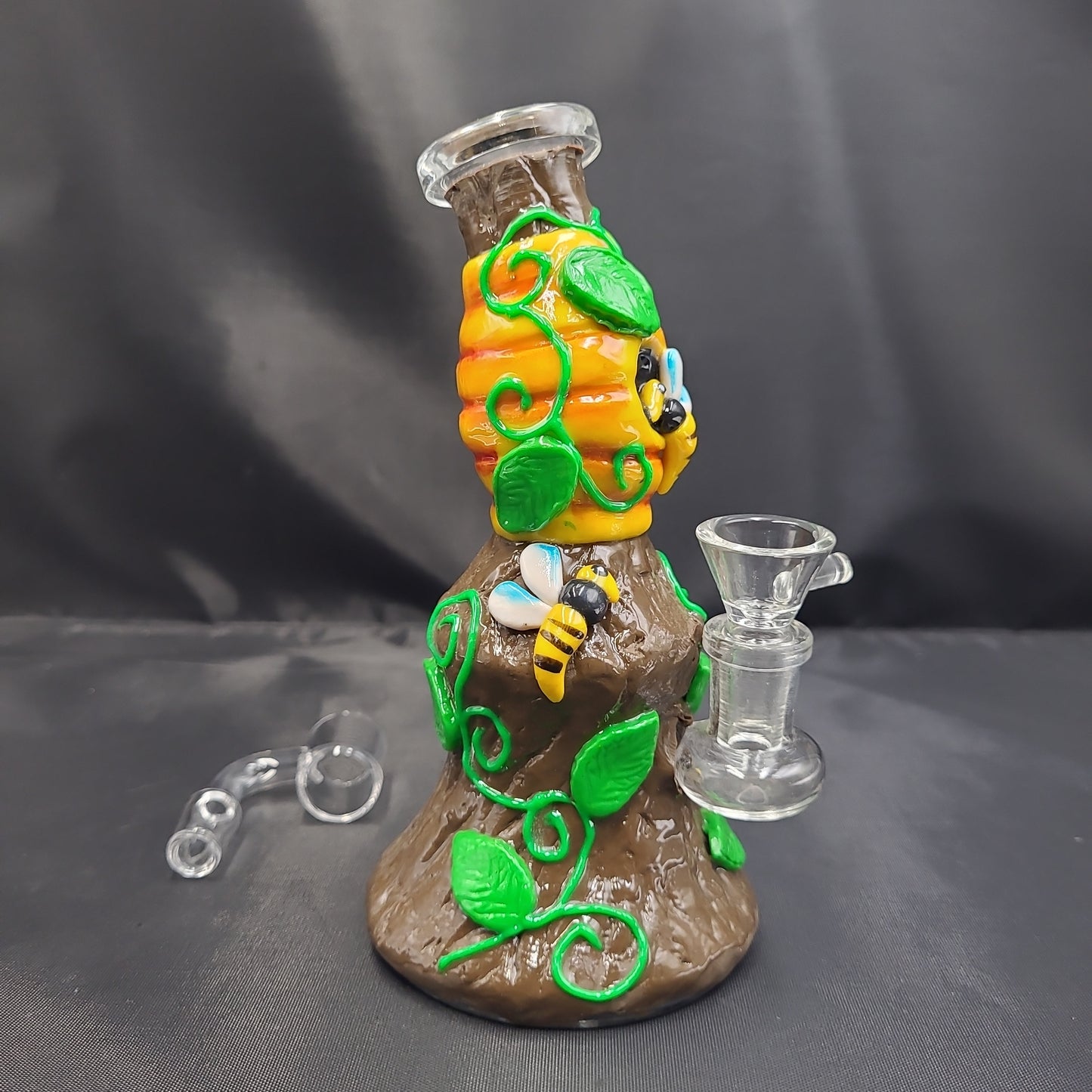 6.5" Honey BeeHive Clay Resin