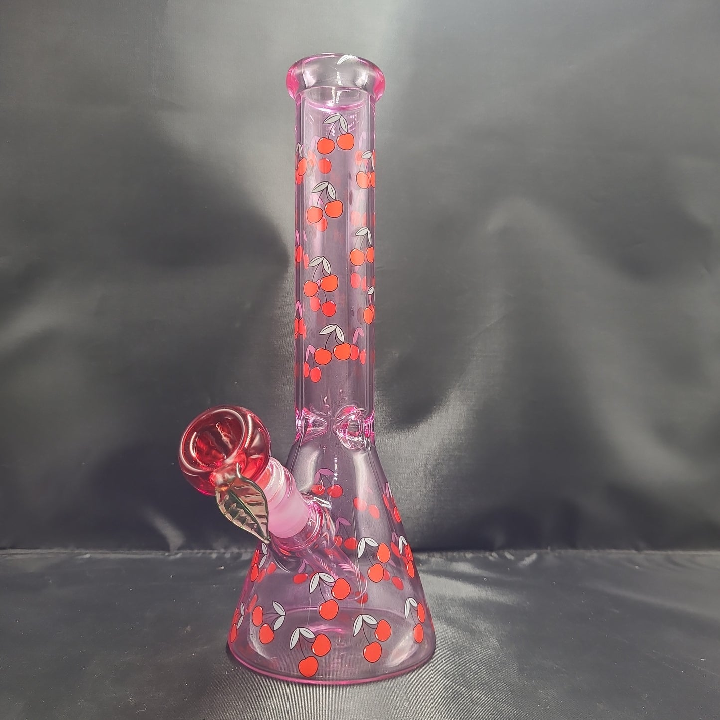 11" Very Cherry Beaker Water pipe [14mm Matching Slide ]