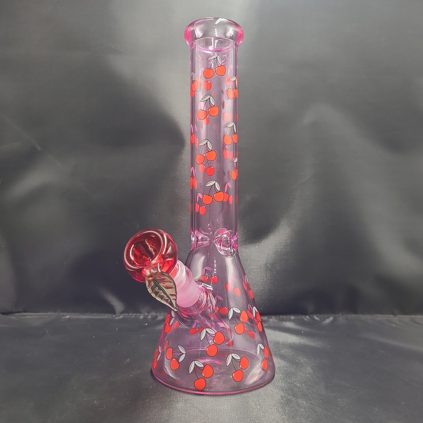 11" Very Cherry Beaker Water pipe [14mm Matching Slide ]