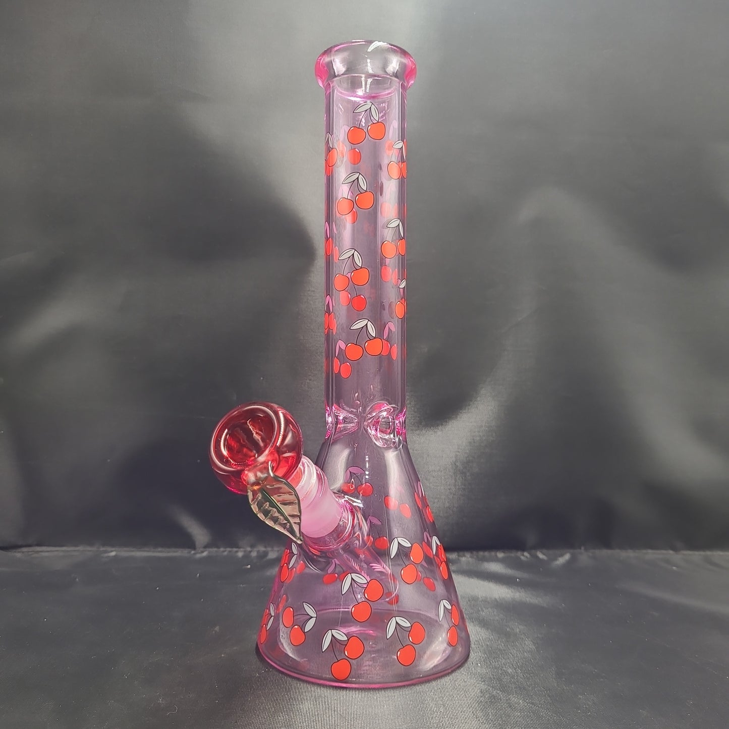 11" Very Cherry Beaker Water pipe [14mm Matching Slide ]