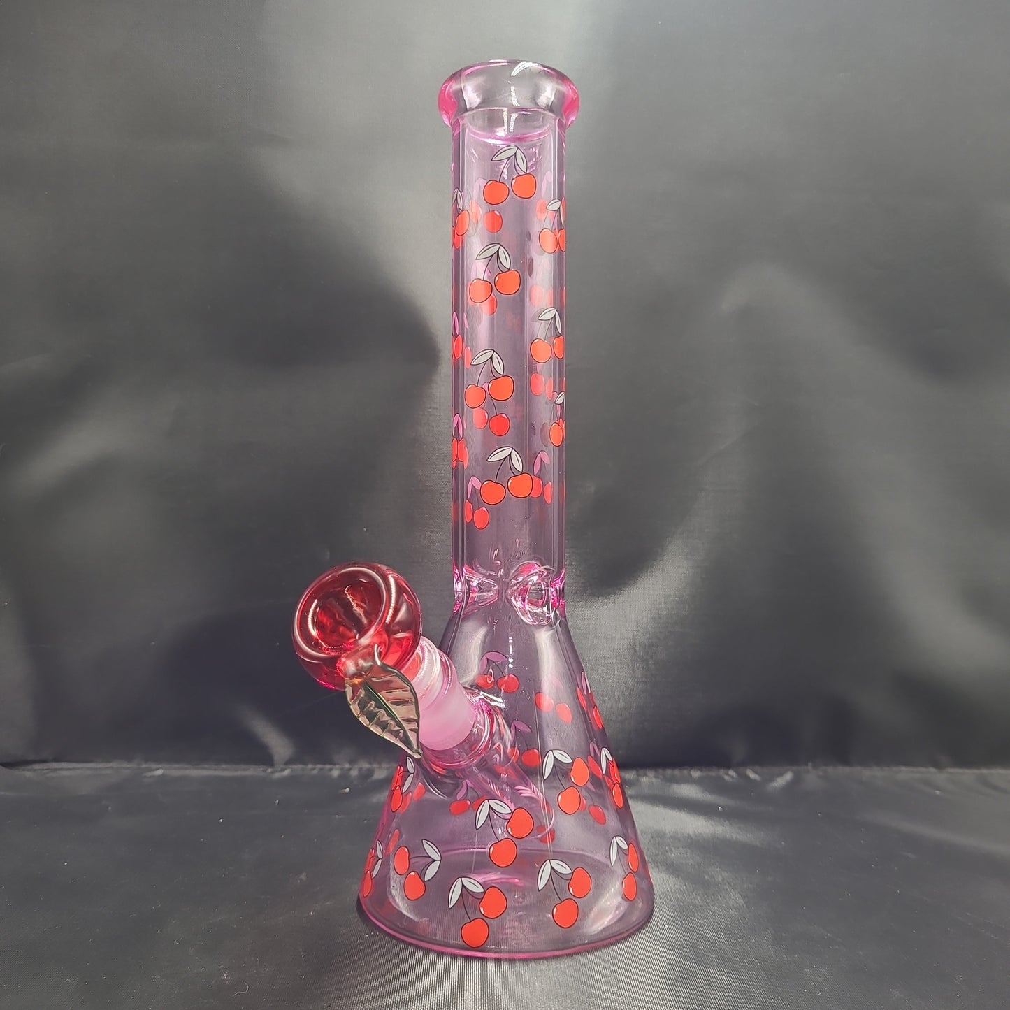 11" Very Cherry Beaker Water pipe [14mm Matching Slide ]