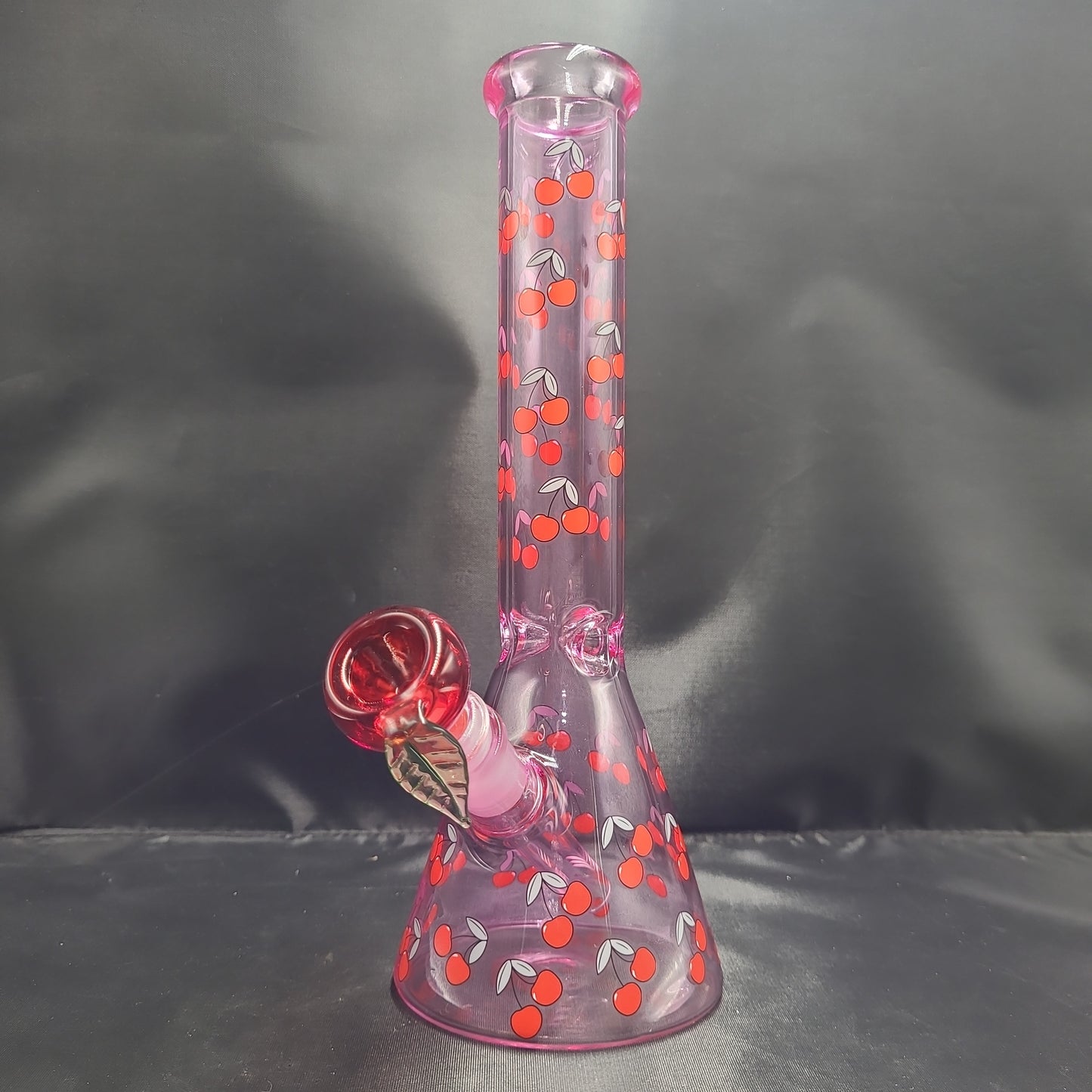 11" Very Cherry Beaker Water pipe [14mm Matching Slide ]