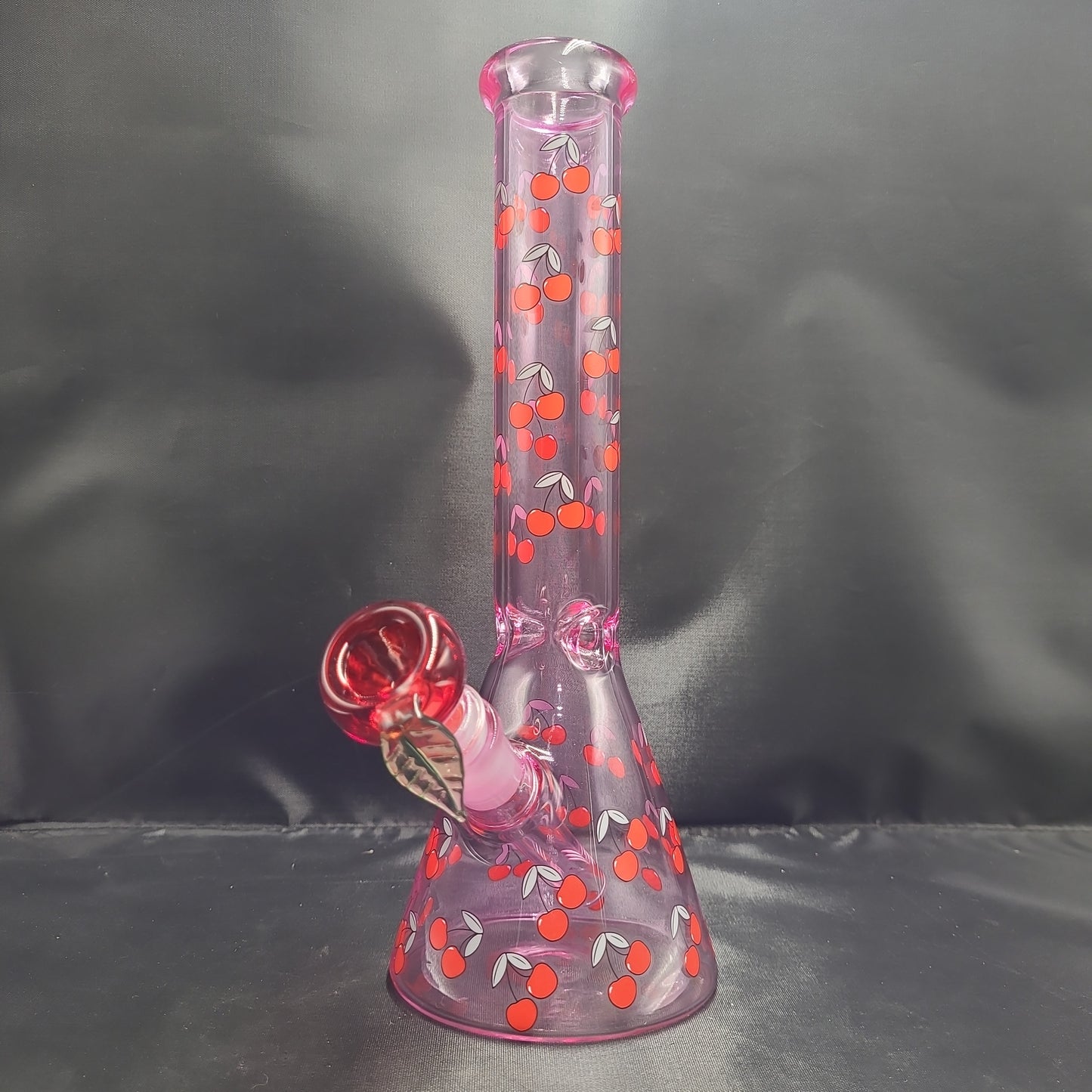 11" Very Cherry Beaker Water pipe [14mm Matching Slide ]