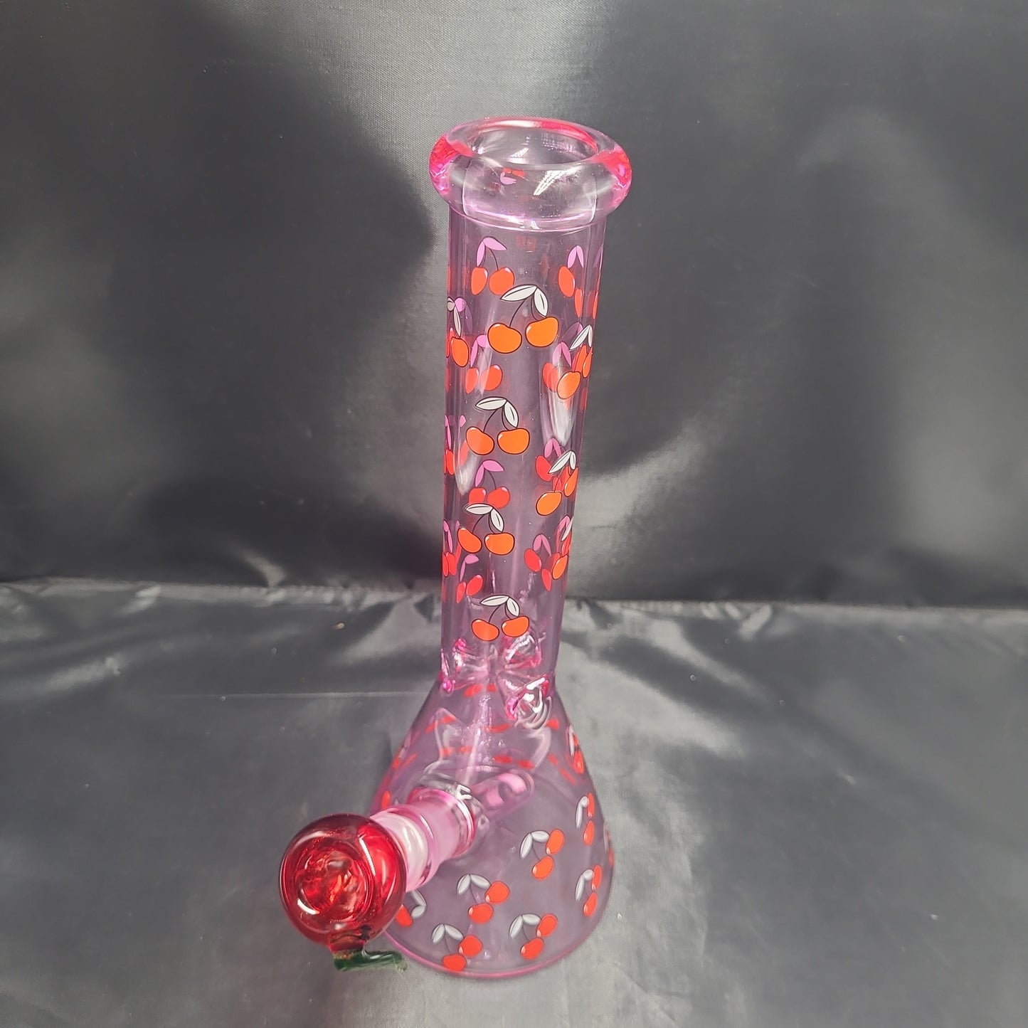 11" Very Cherry Beaker Water pipe [14mm Matching Slide ]