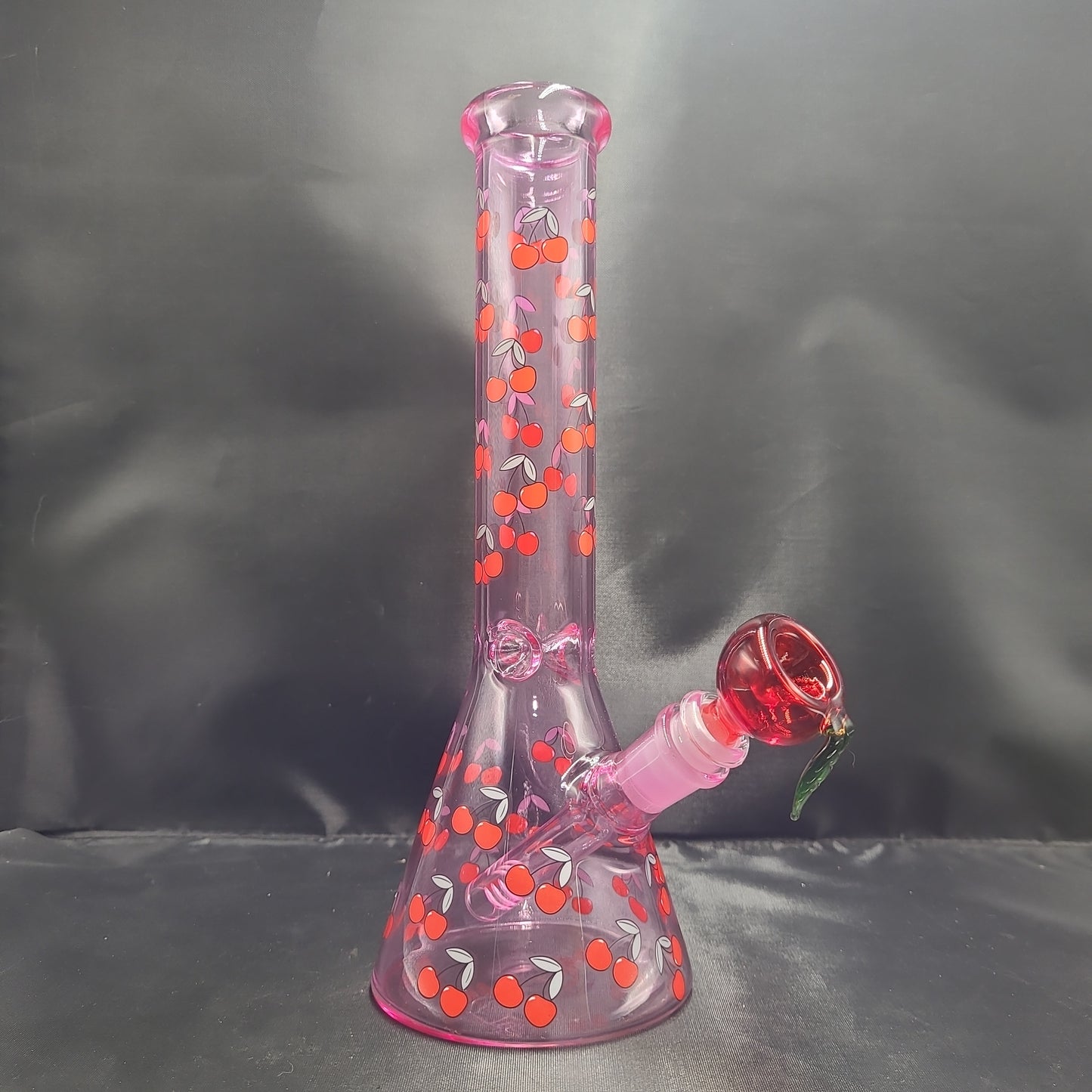 11" Very Cherry Beaker Water pipe [14mm Matching Slide ]