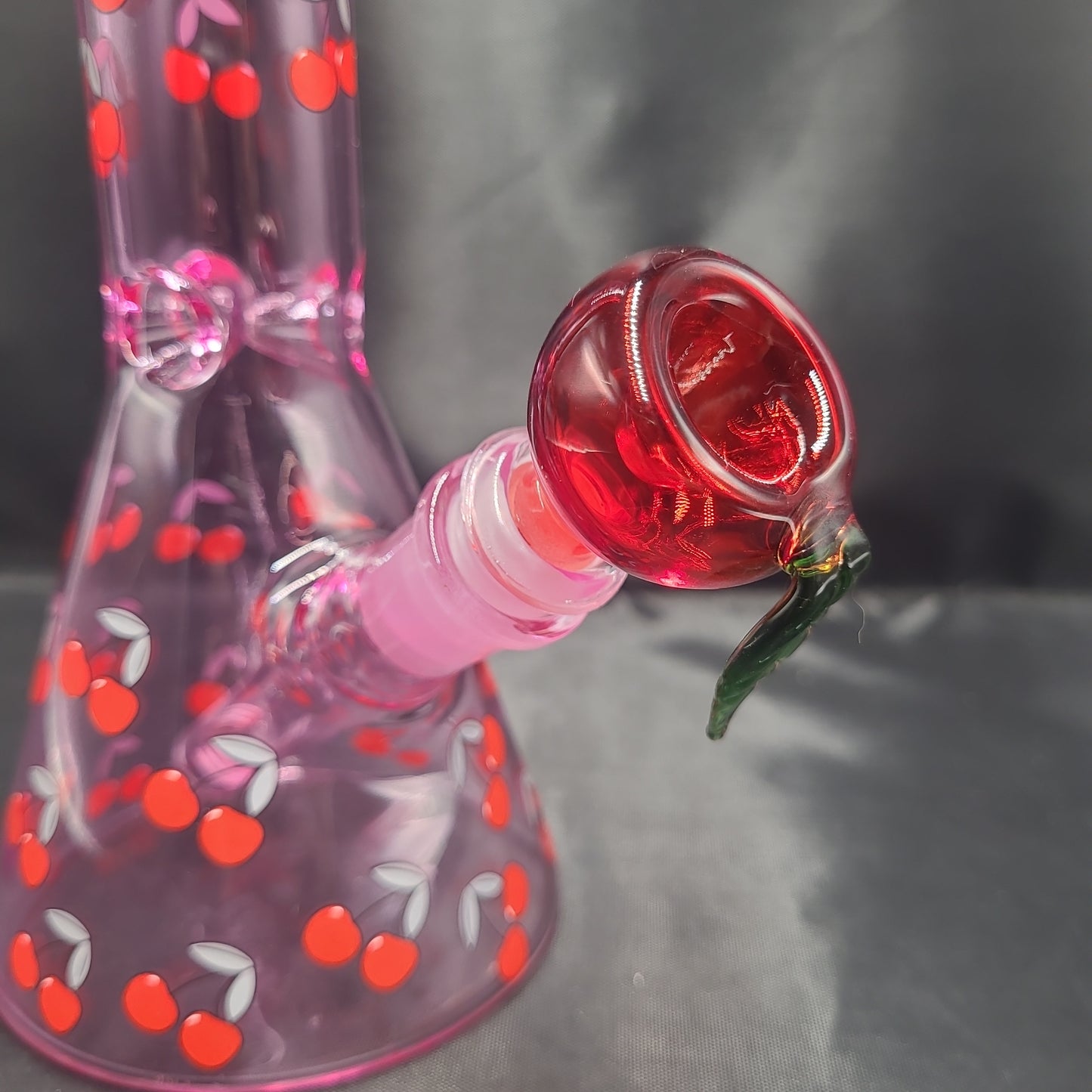 11" Very Cherry Beaker Water pipe [14mm Matching Slide ]