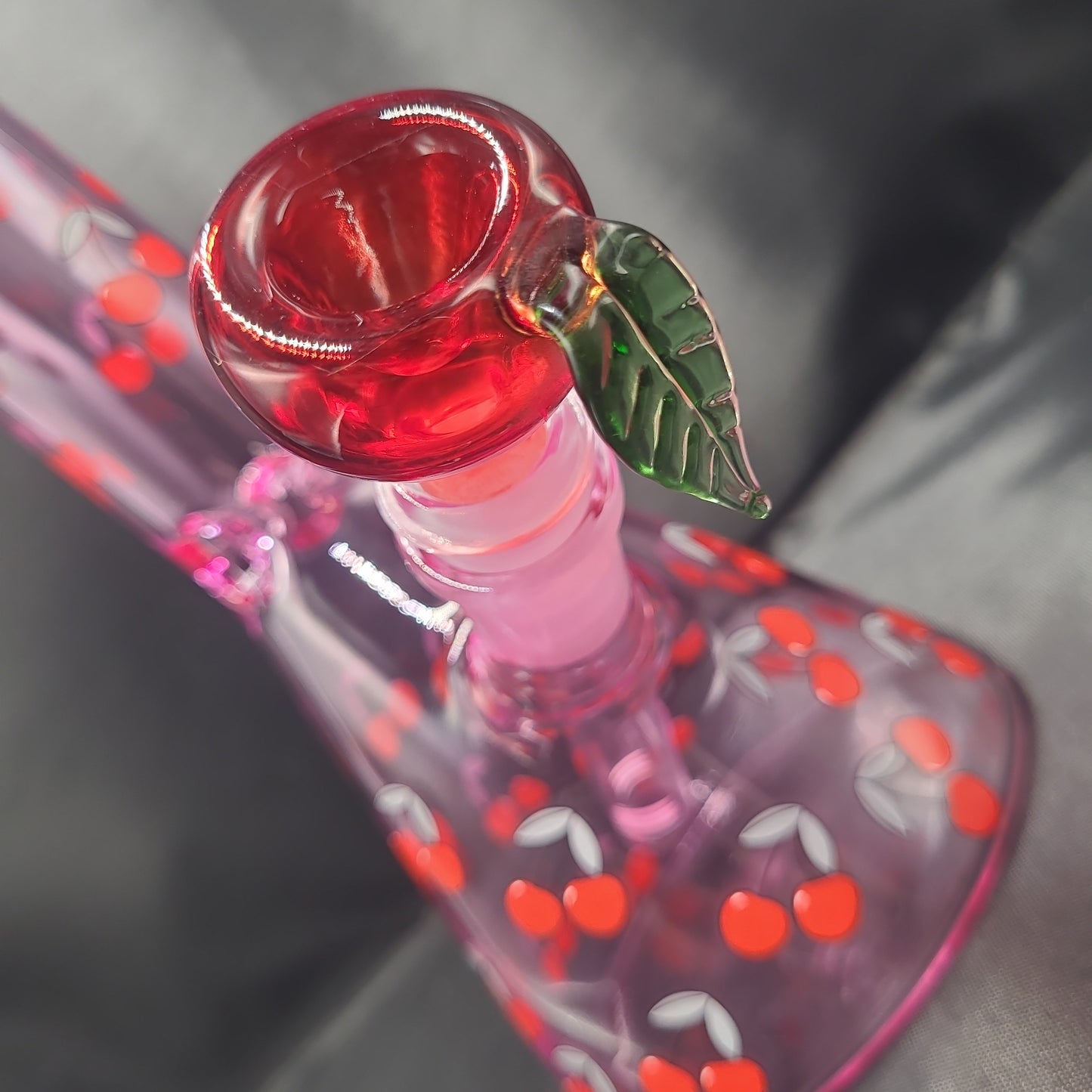 11" Very Cherry Beaker Water pipe [14mm Matching Slide ]