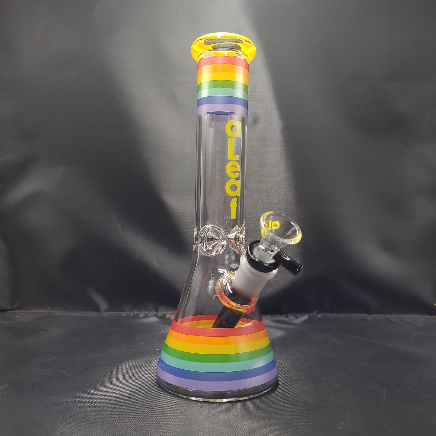 10" Aleaf Pride Rainbow Beaker Water pipe