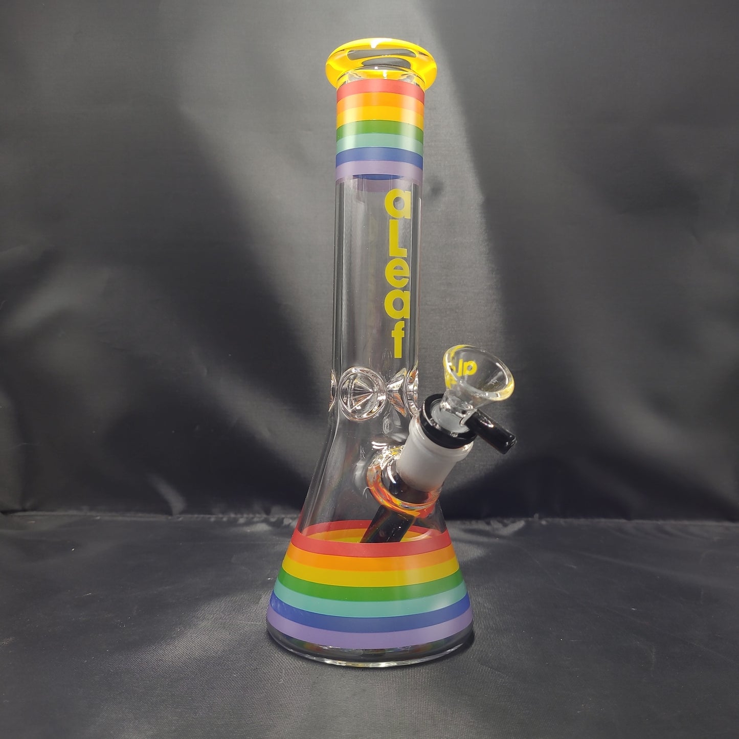 10" Aleaf Pride Rainbow Beaker Water pipe