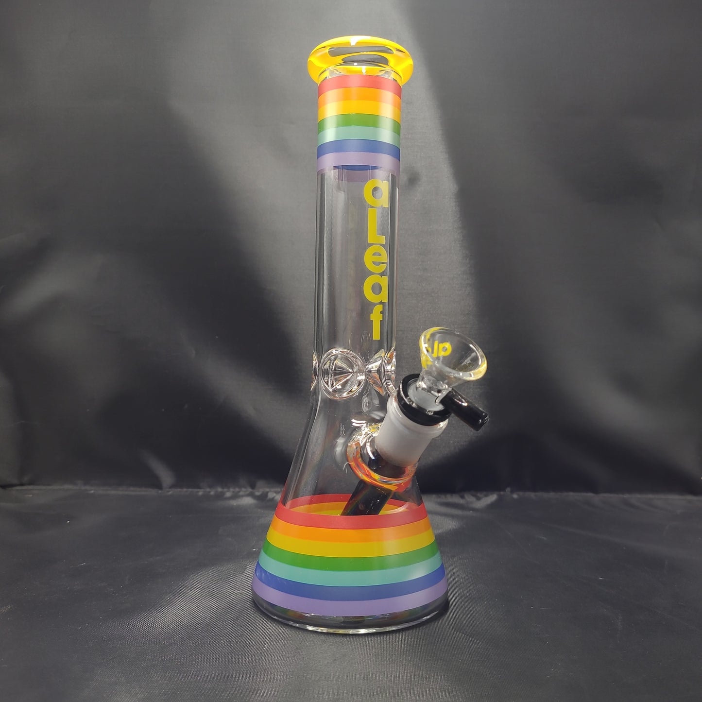 10" Aleaf Pride Rainbow Beaker Water pipe