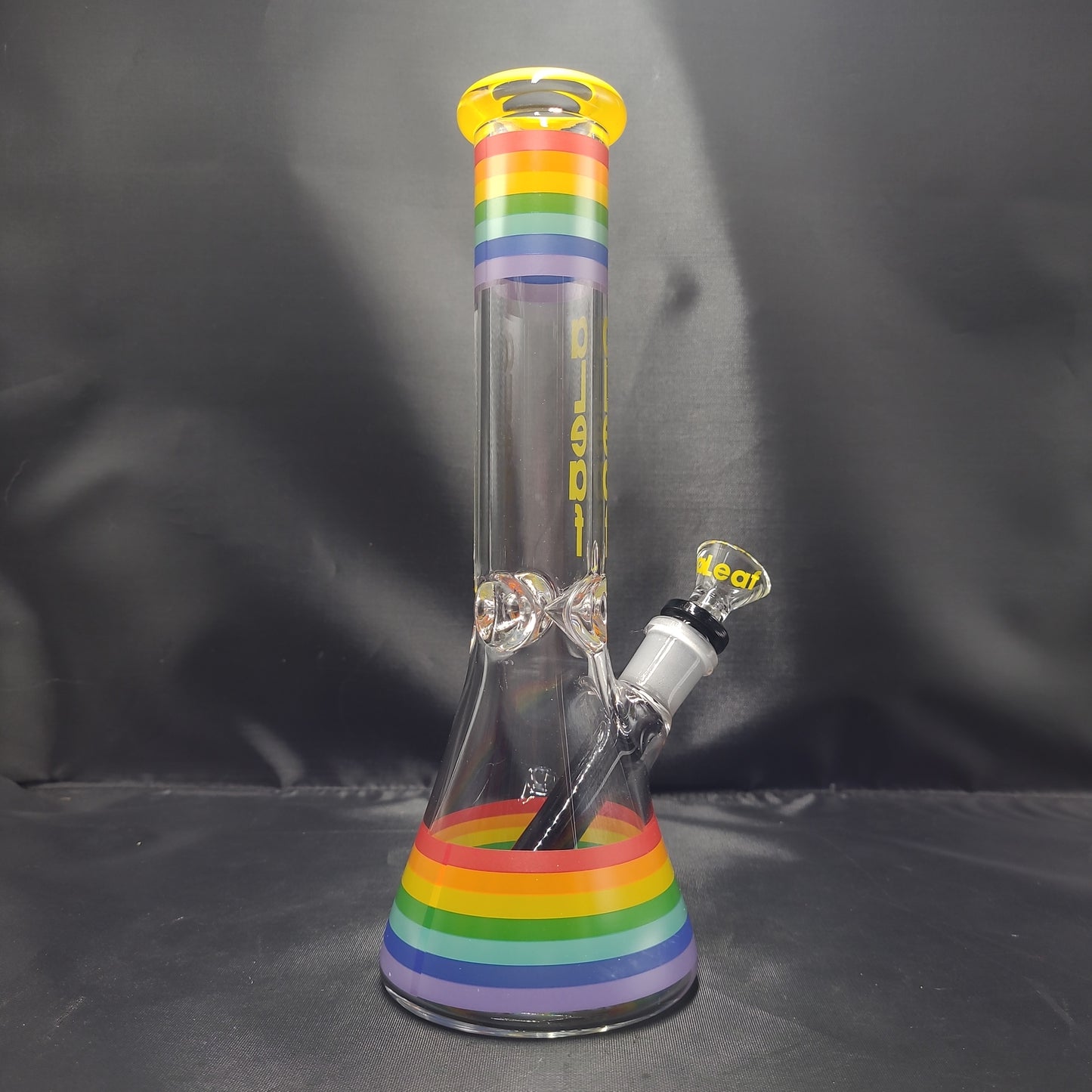 10" Aleaf Pride Rainbow Beaker Water pipe