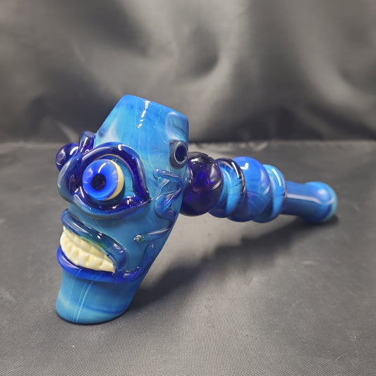 9 " Crazy Face 3D Design Hammer waterpipe