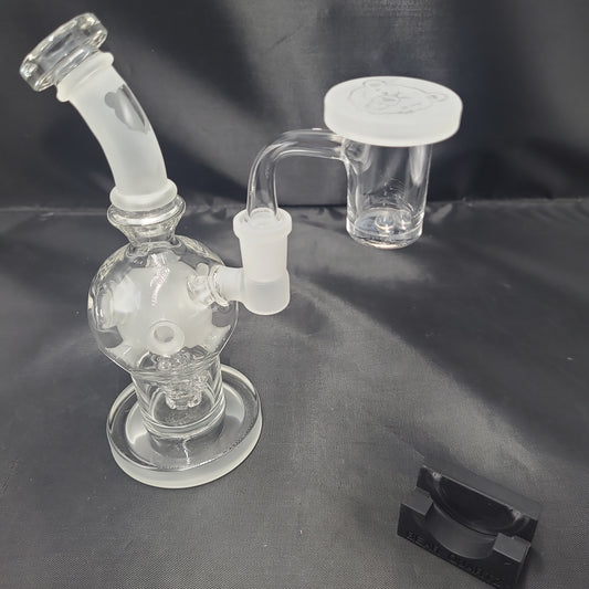 7" Bear Quartz BQ Globe rig box set