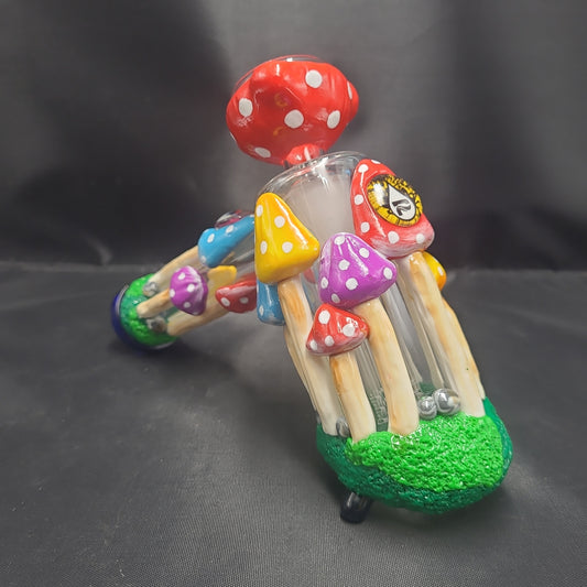 Pulsar Shroom Forest Bubbler Pipe | 8" | 19mm