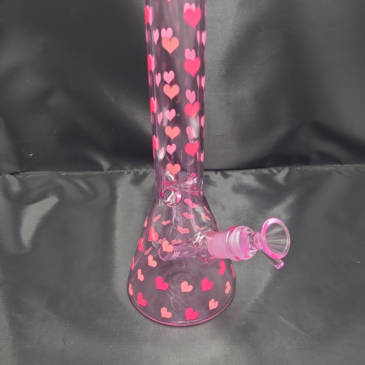 11" Valentines Hearts Beaker Water pipe