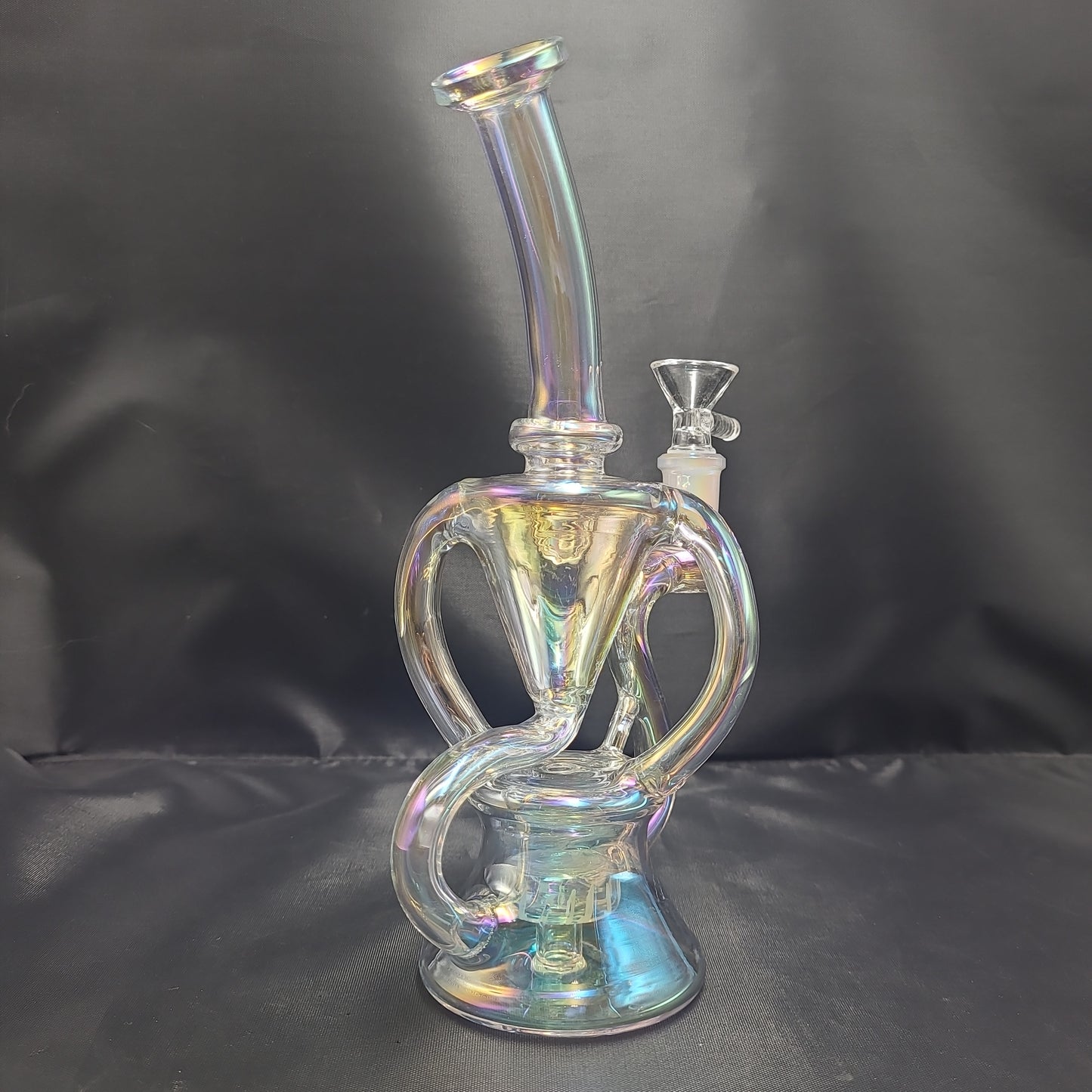 10 " Irredecant Vortex Recycler waterpipe rig