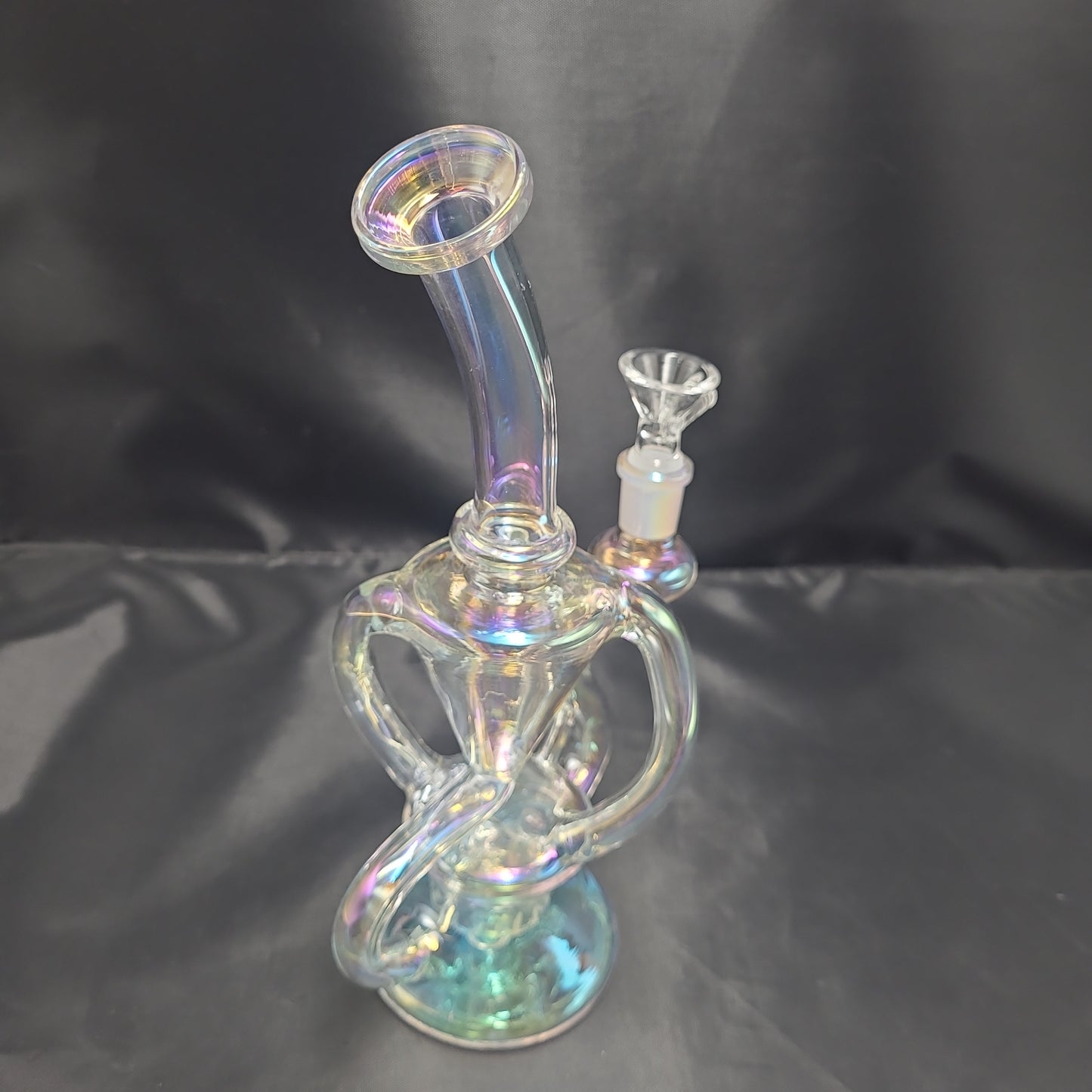 10 " Irredecant Vortex Recycler waterpipe rig