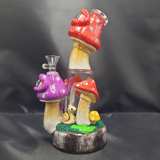 9" Pulsar Old School Shroom Water Pipe