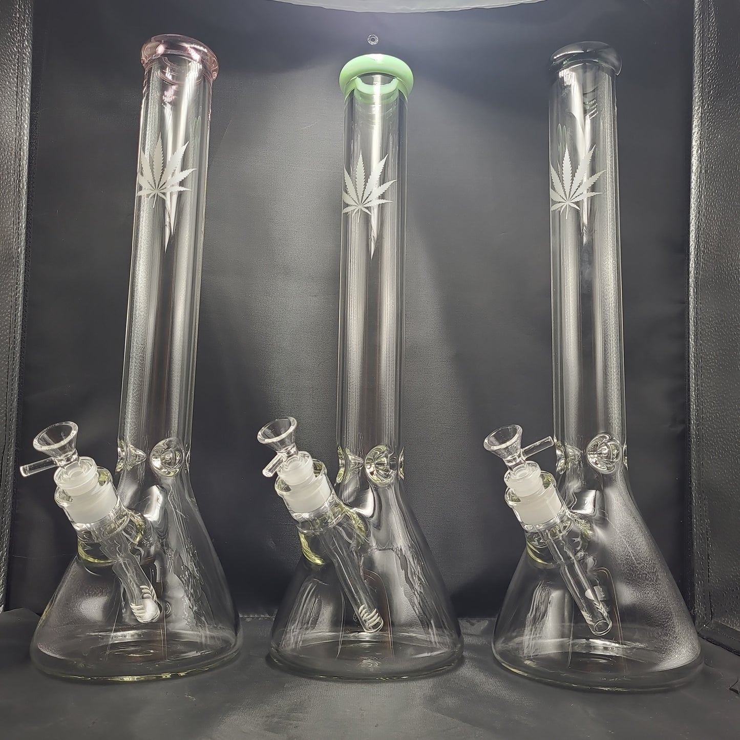 18" Color Leaf beaker Waterpipe