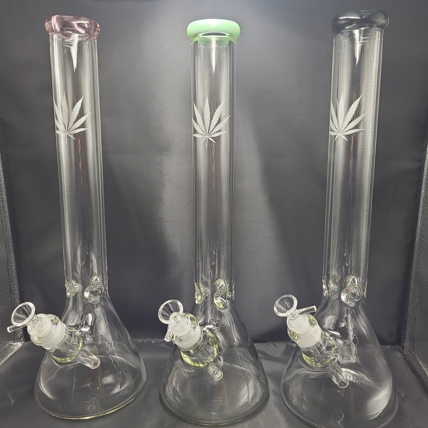 18" Color Leaf beaker Waterpipe