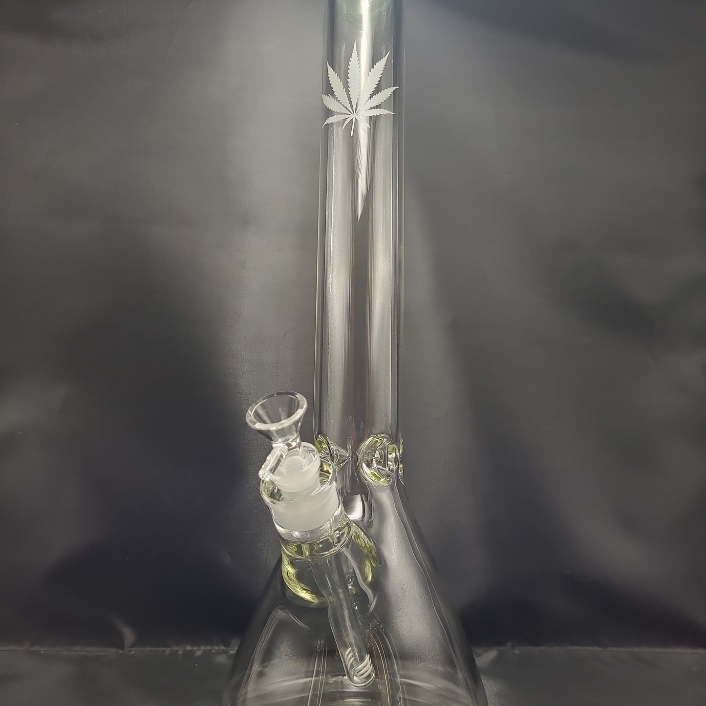 18" Color Leaf beaker Waterpipe