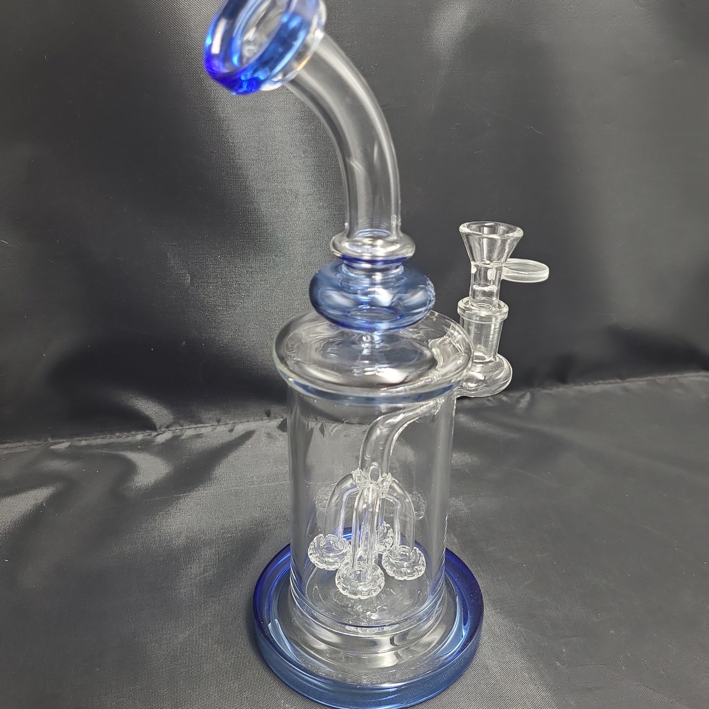 10" Fancy Quad Showerhead Perc waterpipe