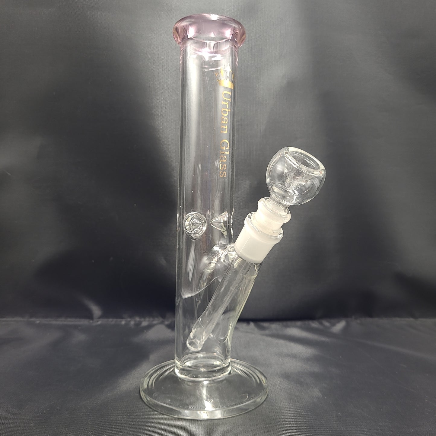 8" Pink Straight waterpipe