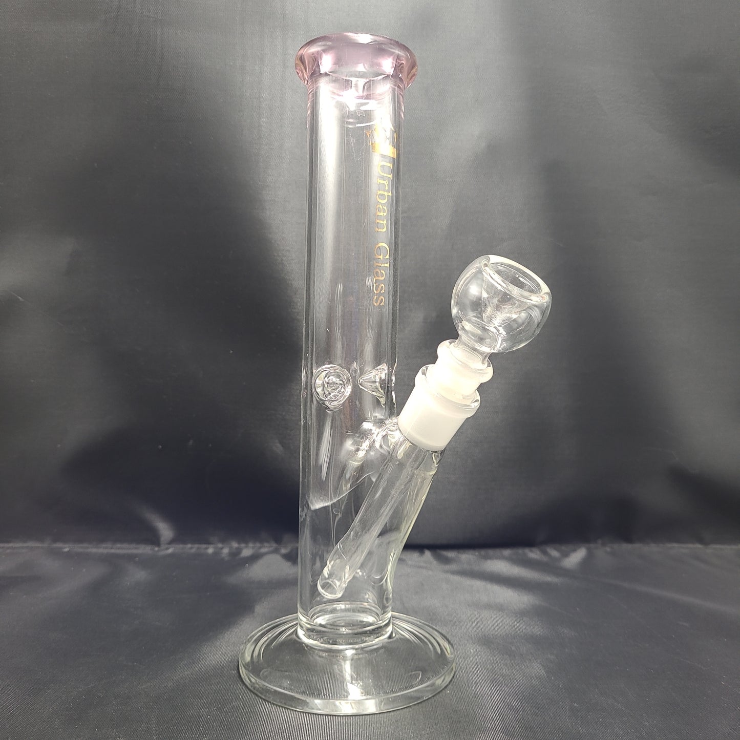 8" Pink Straight waterpipe