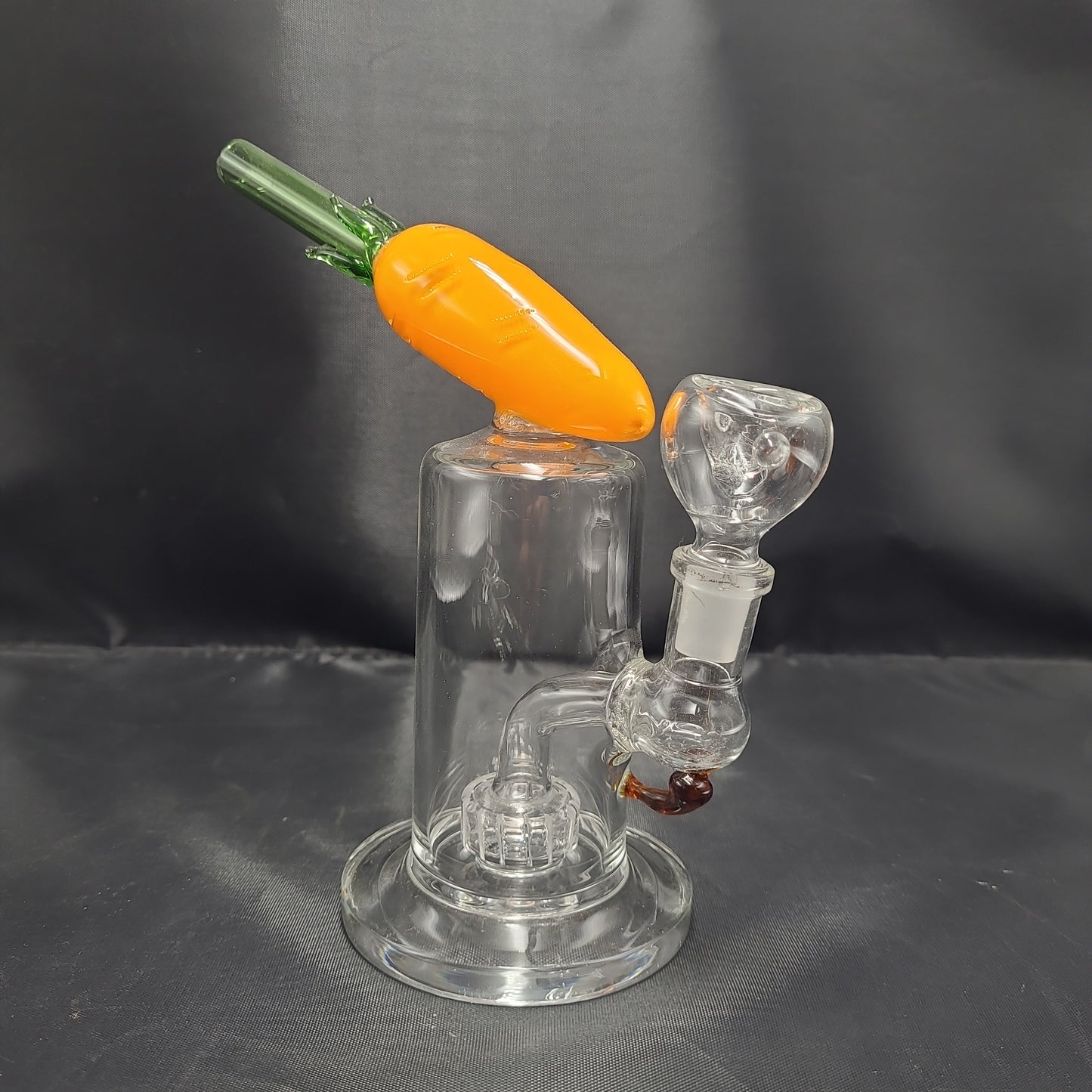 7" Carrot Wheel Perc waterpipe