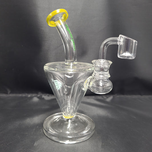 7" Funnel Drop waterpipe rig