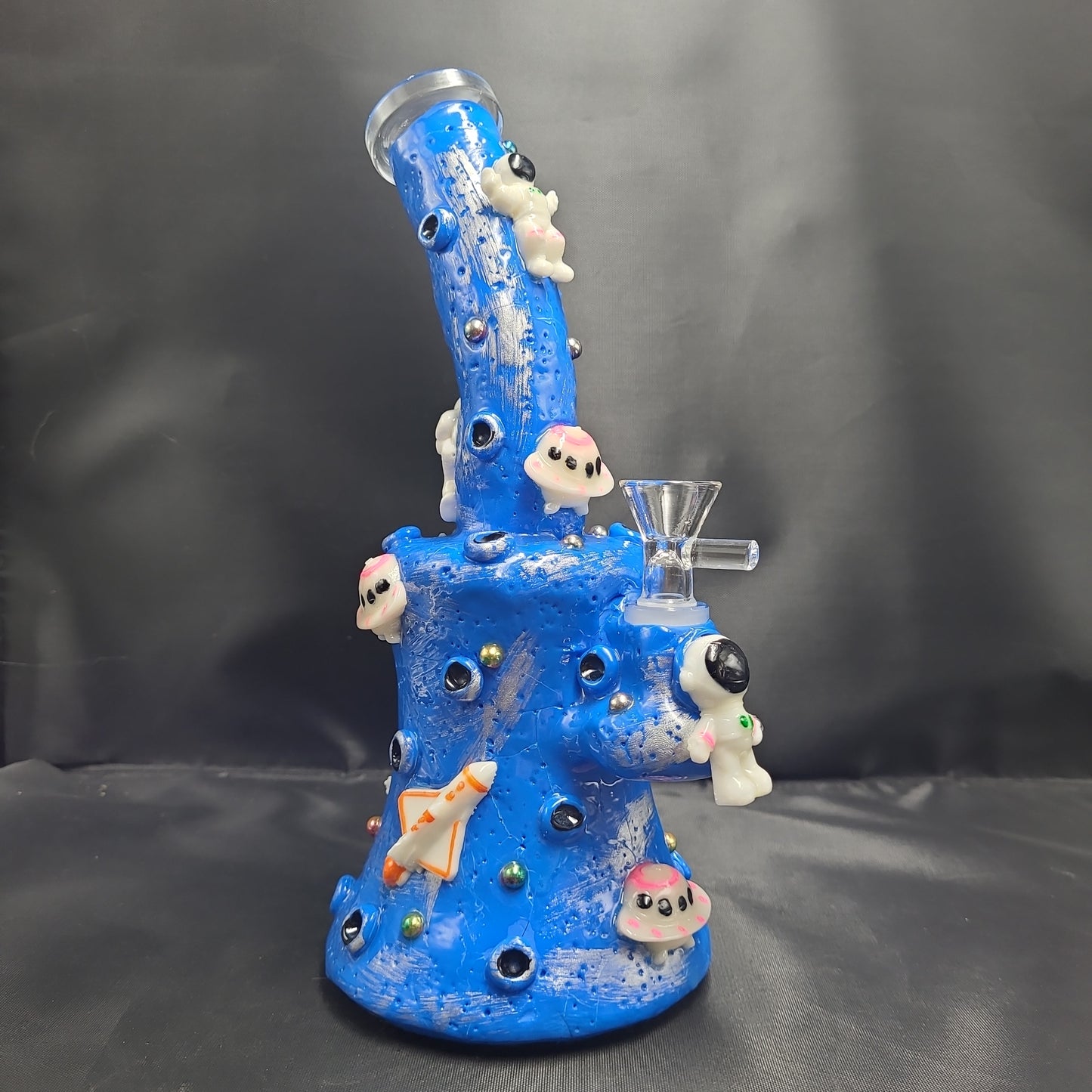 9" 3D Astronaut Galaxy waterpipe